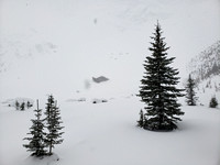 this is where we turned around - avalanche danger beyond