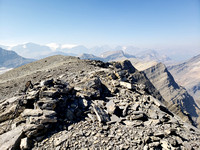 the summit of Nigel Pass Peak