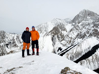 (L-R) Konrad and Myself on the summit of King Creek Ridge