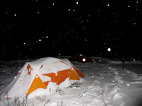 my tent before I crawl in for the night