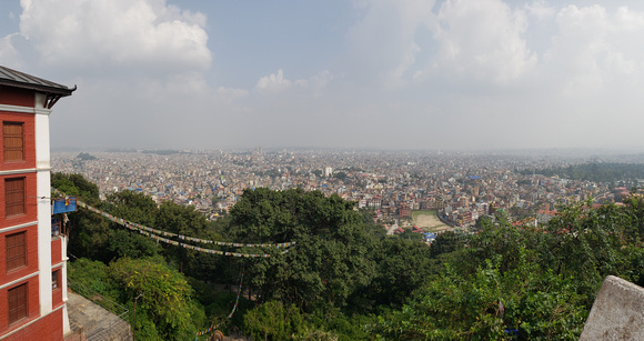 pano of Kathmandu